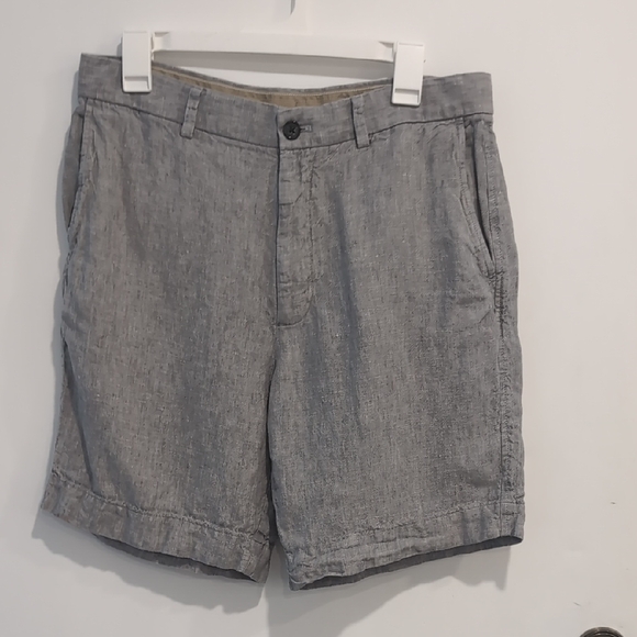 Banana Republic Other - Banana Republic Lino 9" Linen Gray Men's Shorts Size 32